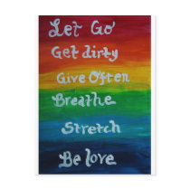 rules for grownups postcards