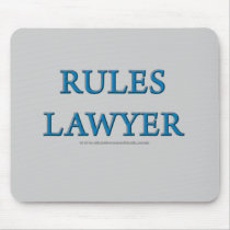 Rules Lawyer Mouse Mat
