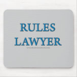 Rules Lawyer mousepads