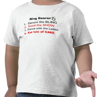 Rules of a Ring Bearer T-Shirt