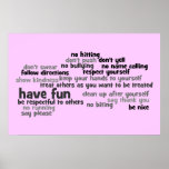 Rules of the House Poster