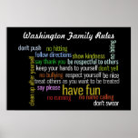 Rules of the House Poster