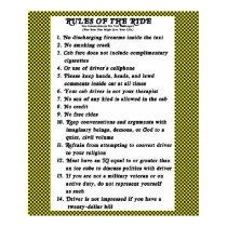 Rules Of The Ride posters