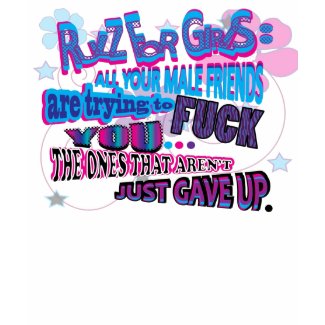 Rulz For Girls Purple. shirt