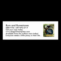 Rum and Runestones Skinny Cards business cards