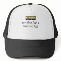 RUM Breakfast Food hats by tshirtee RUM Breakfast Food hats