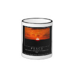Rumi quote and Sunset pic on Ringer mug
