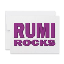 Rumi Rocks Announcements