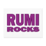 Rumi Rocks Postcard