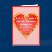 Rumi Valentine's Day card