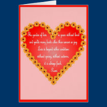 Rumi Valentine's Day card cards