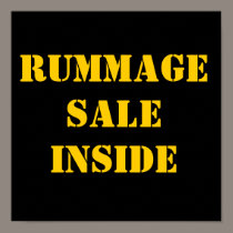 RUMMAGESALEINSIDE posters