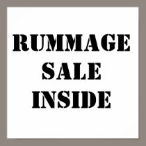 RUMMAGESALEINSIDE posters