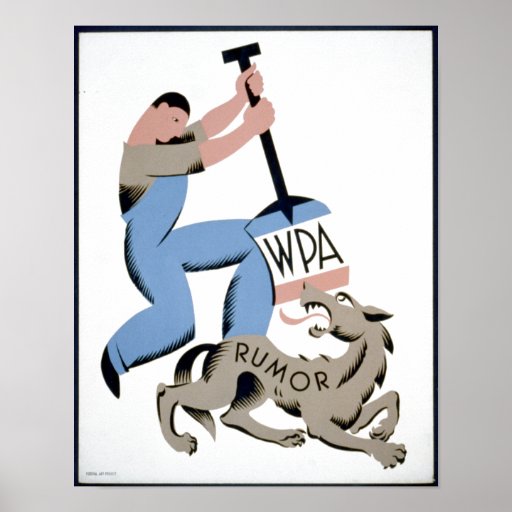 Rumors Do Not Spread Rumors Poster Zazzle