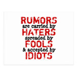RUMORS ~ Postcard Truism / Philosophy