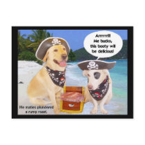Rump Roast Pirate Booty postcards