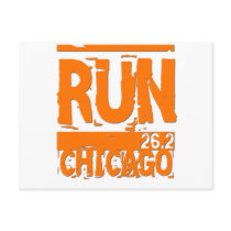 Run 26.2 Chicago postcards