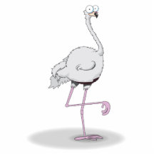 Run along Flamingo Acrylic Cut Out