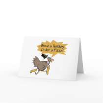 Run Away Turkey Thanksgiving shirt Card