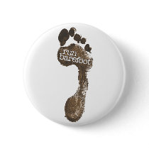 Run Barefoot Pinback Button