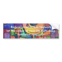 RUN bumper sticker