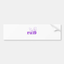 run bumper stickers
