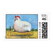 Run chicken, run! Stamps