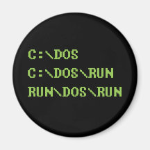 run dos run fridge magnets