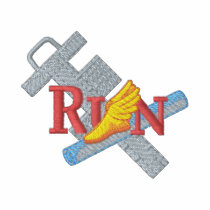 Run embroidered shirts