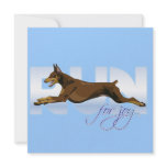 Run for Joy, Red Doberman Custom Invite