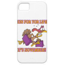 RUN FOR LIFE thanksgiving turkey humor iPhone 5 Covers