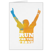 Run For the Front: Watercolor cards