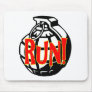 Run Grenade Mouse Pads