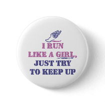 Run Like a Girl Pins
