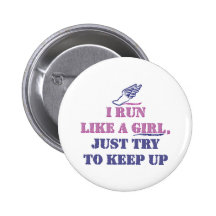 Run Like a Girl Pins