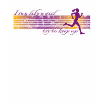 run like a girl t-shirts