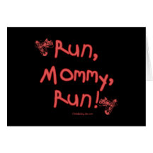 Run Mommy Run - Pink Cards