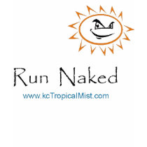 run naked - mens t-shirts