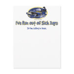 RUN-OUT-OF-SICK-DAYS-[Conve Postcards