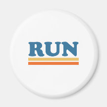 run refrigerator magnet