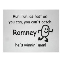 Run, run, as fast as you can... postcard