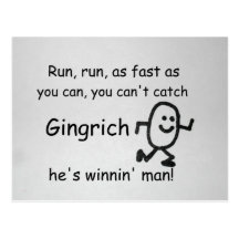 Run, run, as fast as you can... postcards