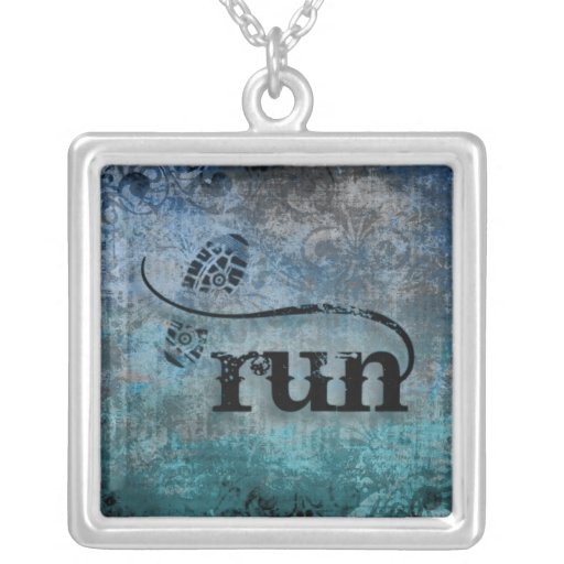 Run/Runner necklace by Vetro Jewelry | Zazzle