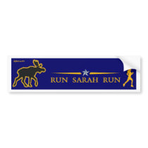 Run Sarah Palin Bumper Sticker bumper stickers by 2GIOSdotCOM Run Sarah Palin Bumper Sticker bumper stickers