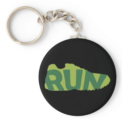 Run Shoe Keychain