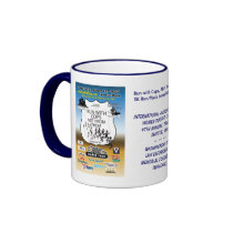 Run with Cops Ringer Mug by RunwithCops Run with Cops Ringer Mug