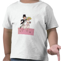Runaway Bride & Groom t-shirts