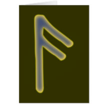 rune Ansuz Futhark Karte