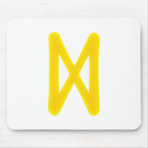 Rune Dagaz Mouse Pads