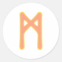 Rune Mannaz Stickers